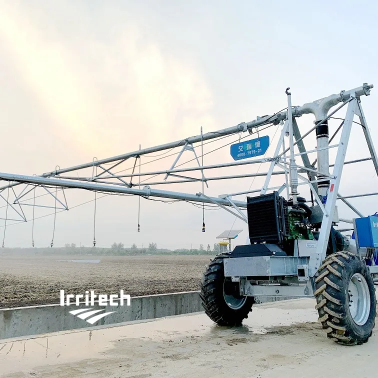 Linear Sprinker Package Controlled by Electrovalves While in Pivot Mode