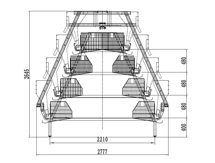 Longfeng Factory Price Comprehensive Solution Farm Poultry Equipment for A Type of Layer Cage