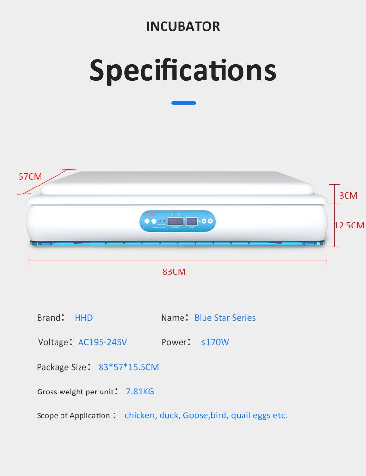 Multifunctional Automatic Industrial Chicken Egg Incubator (1080 eggs)