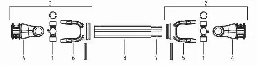 ND Competitive T1~T8 Steering Spare Part for Rolling Shutter