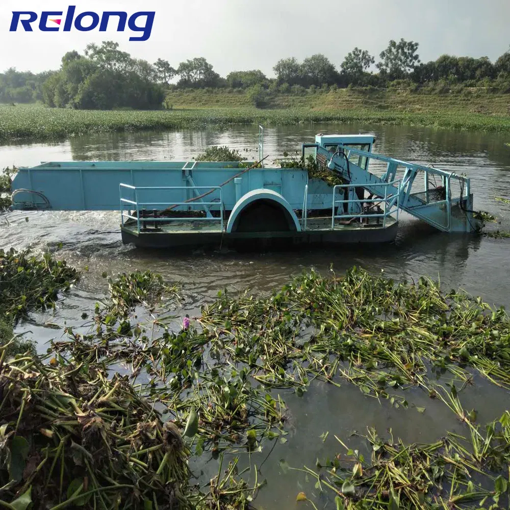New Design High Efficiency Trash Skimmer/ Weed Harvester/ Mowing Boat with Good Quality