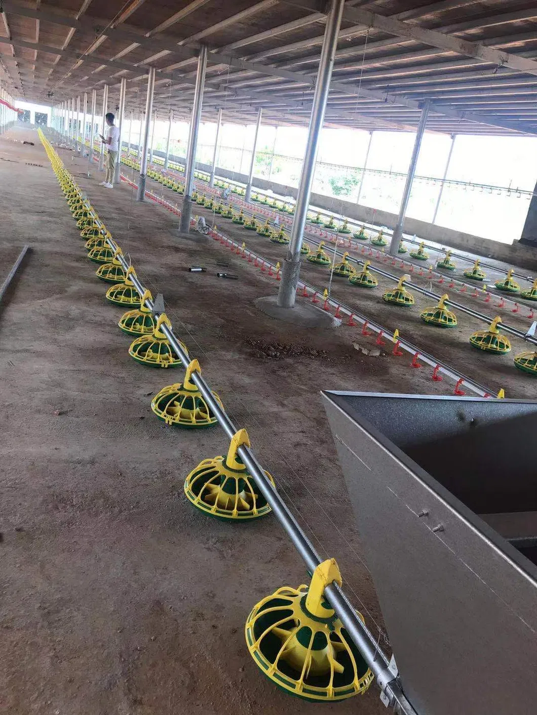 Pan Feeder for Feeding Equipment Chicken Feeding Pan Feeding Lines for Poultry Farm
