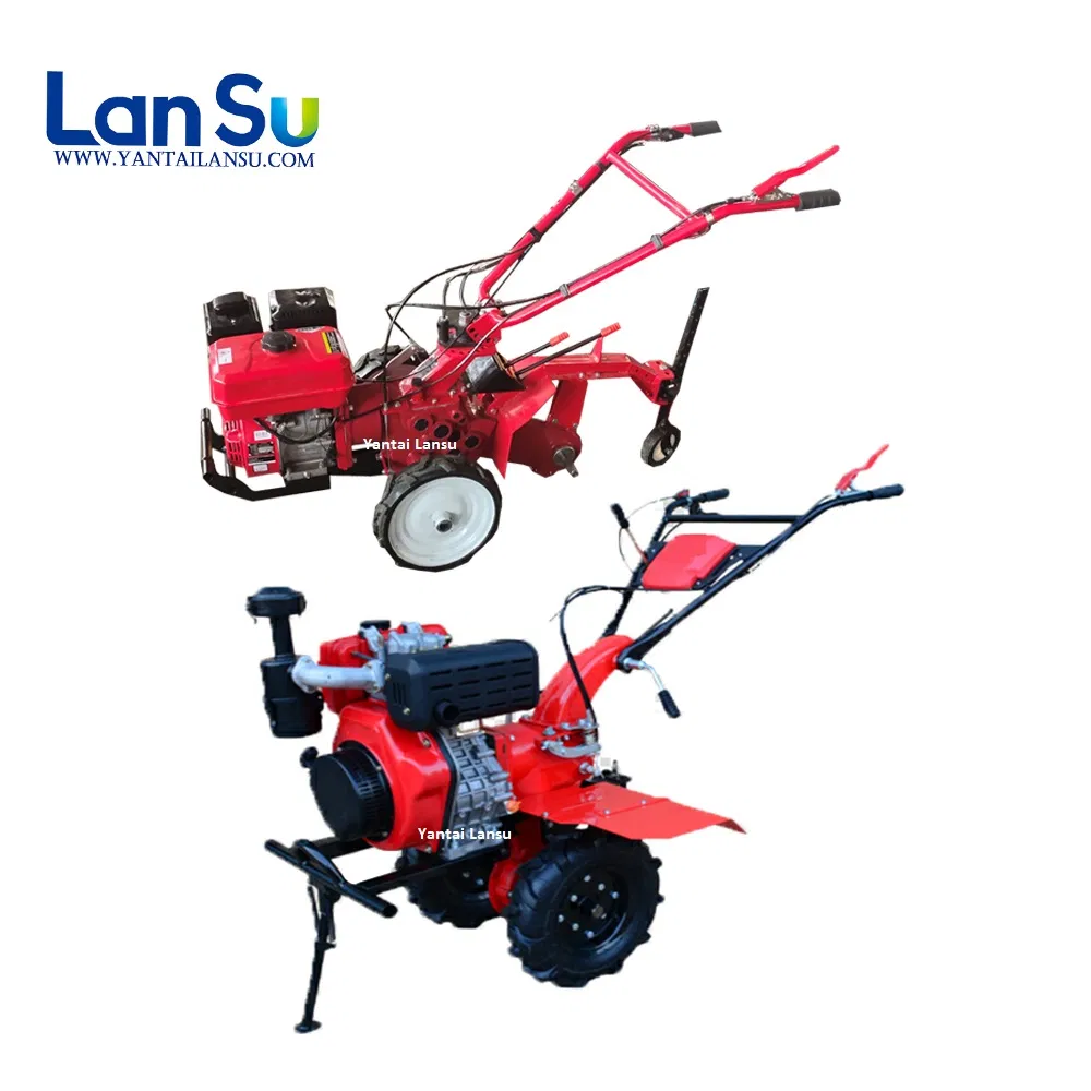 Petrol Power Tillers Garden Rotavator 7HP 4 Stroke Belt Drive Agricultural Gasoline / Cultivator Tiller Machinery ( WM600 )