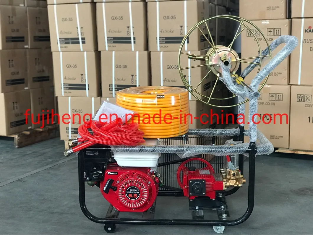Portable Gasoline Engine Power Sprayer 22A with 14-22L/Min Suction Volume