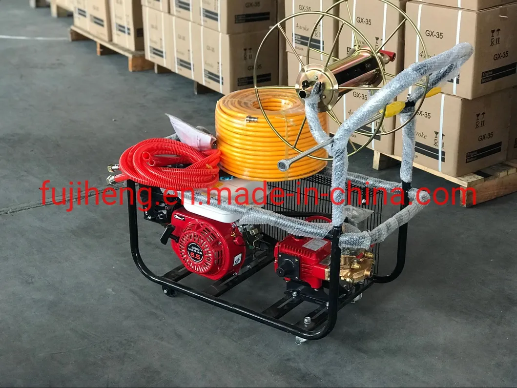 Portable Gasoline Engine Power Sprayer 22A with 14-22L/Min Suction Volume