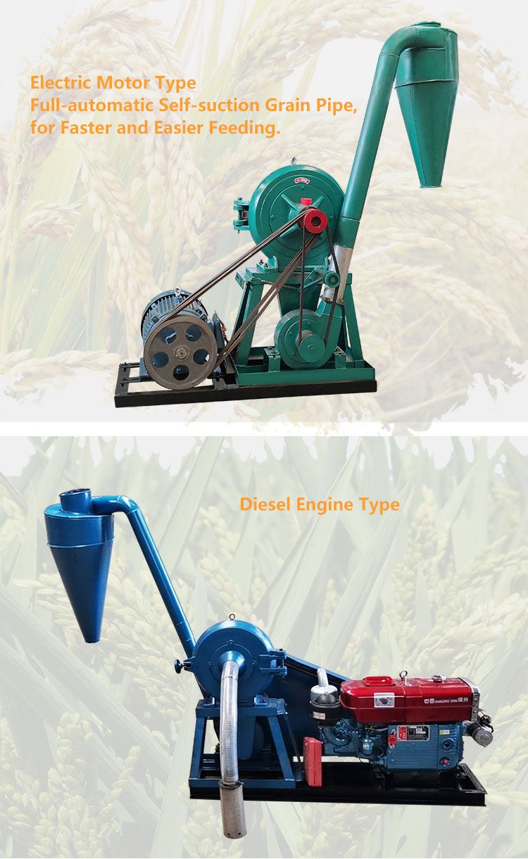 Poultry Feed High Output Pepper Spices Grinder Grain Grinding Machine