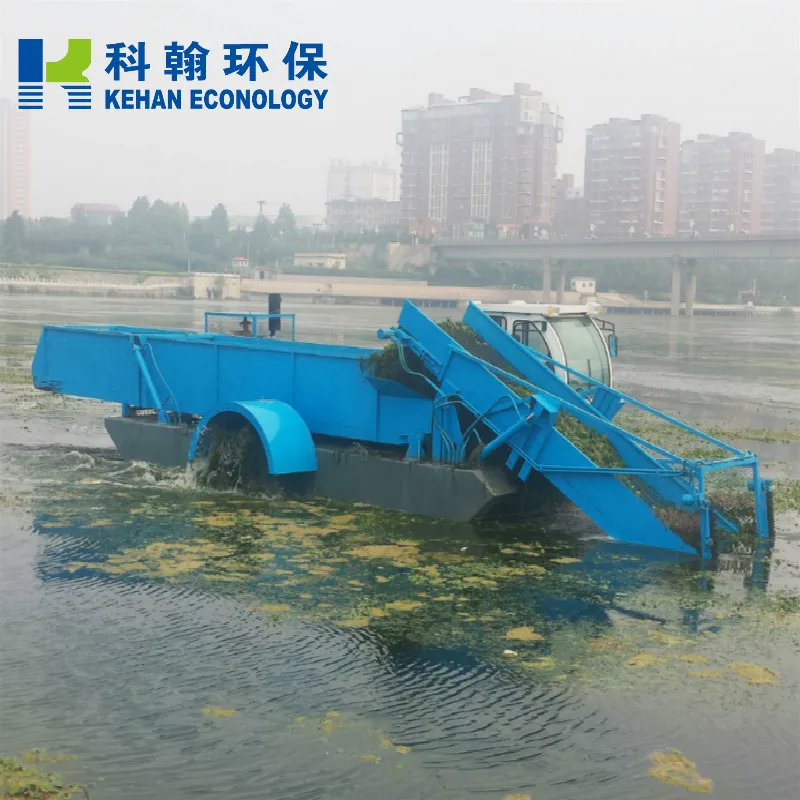 River Plant Cutting Seaweed Removal Aquatic Weed Harvester Trash Skimmer and Weed Collector Plant Removal Water Plant Lake Weed Seaweed Cleaning Harvester