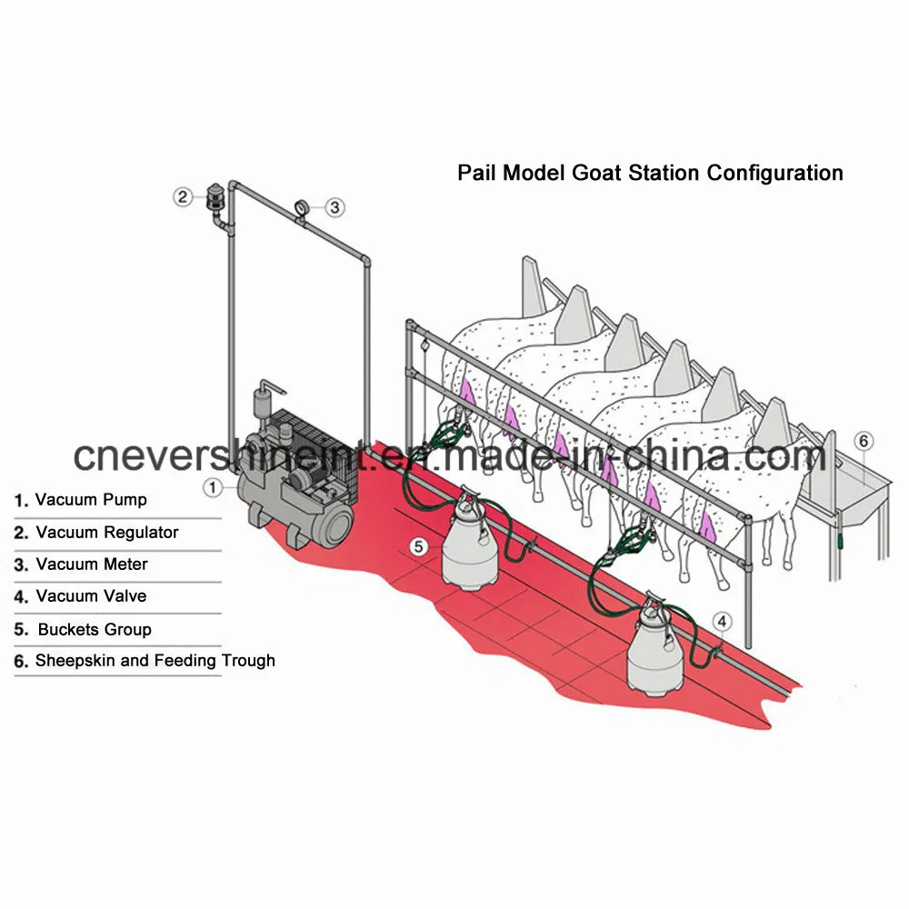 Rotary Pipeline-Typed Milking Machine System