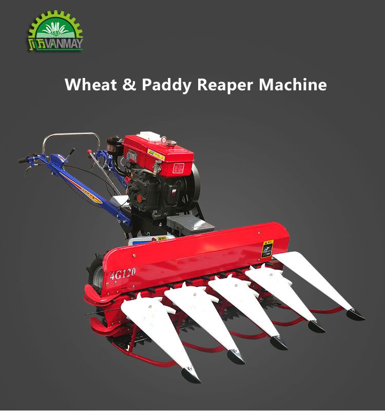 Self-Walking Mini-Typed Paddy & Wheat Reaper Mini Combine Harvester Machine