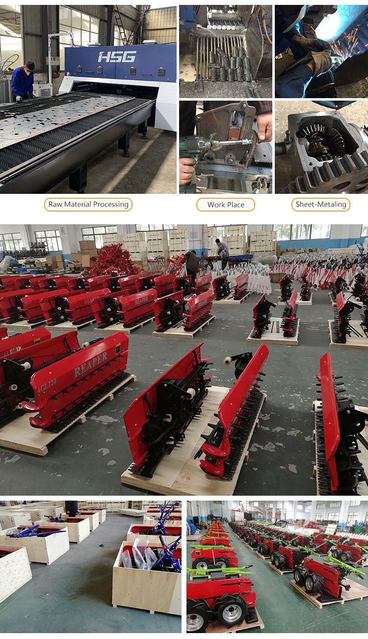 Self-Walking Mini-Typed Paddy & Wheat Reaper Mini Combine Harvester Machine