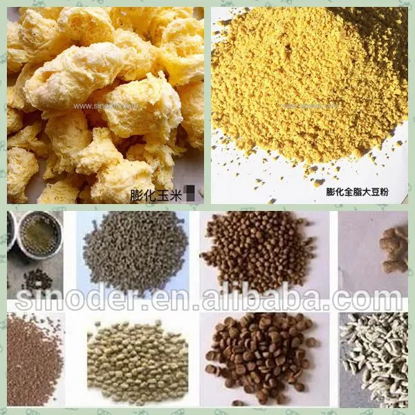 Small Capacity Chicken Feed Pellet Machine Fish Feed Extruder Price Soybean Puffing Machine for Animal Feed Making Plant
