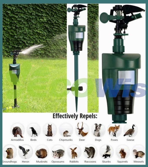 Spray Away Motion Activated Water Repellent Sprinkler