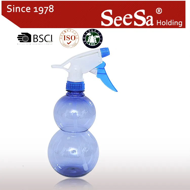 taizhou manufacture wholesale 550ml high viscosity hand trigger pump plastic sprayer with red bottle