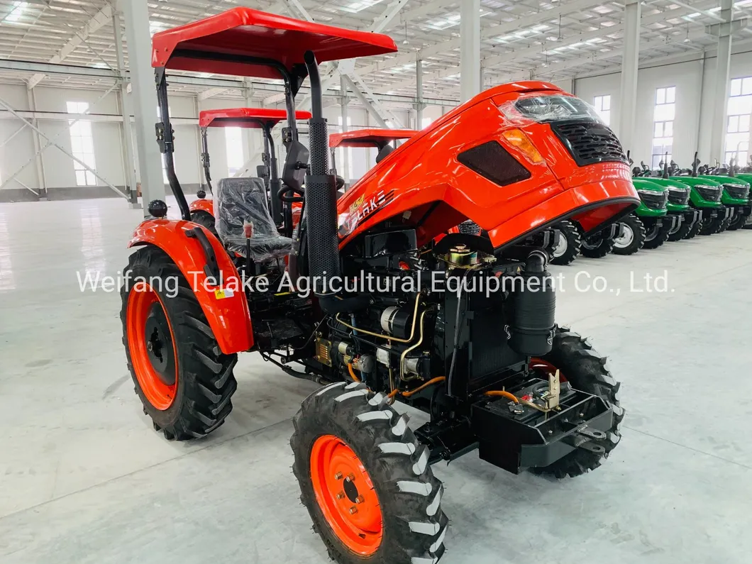 Telake Supply Agricultural Machinery Mini Four Wheel Garden Small Tractor with Load