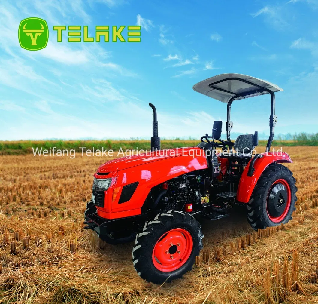 Telake Supply Agricultural Machinery Mini Four Wheel Garden Small Tractor with Load