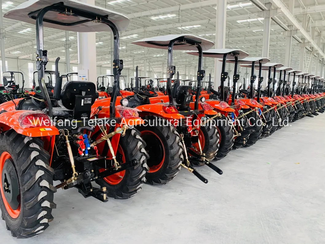 Telake Supply Agricultural Machinery Mini Four Wheel Garden Small Tractor with Load