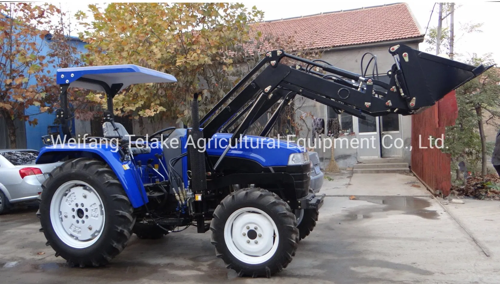 Telake Supply Agricultural Machinery Mini Four Wheel Garden Small Tractor with Load