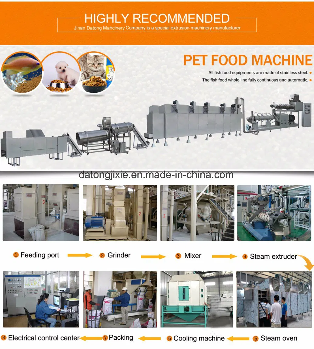 Twin Screw Extruder Price for Floating Fish Pellet Mill