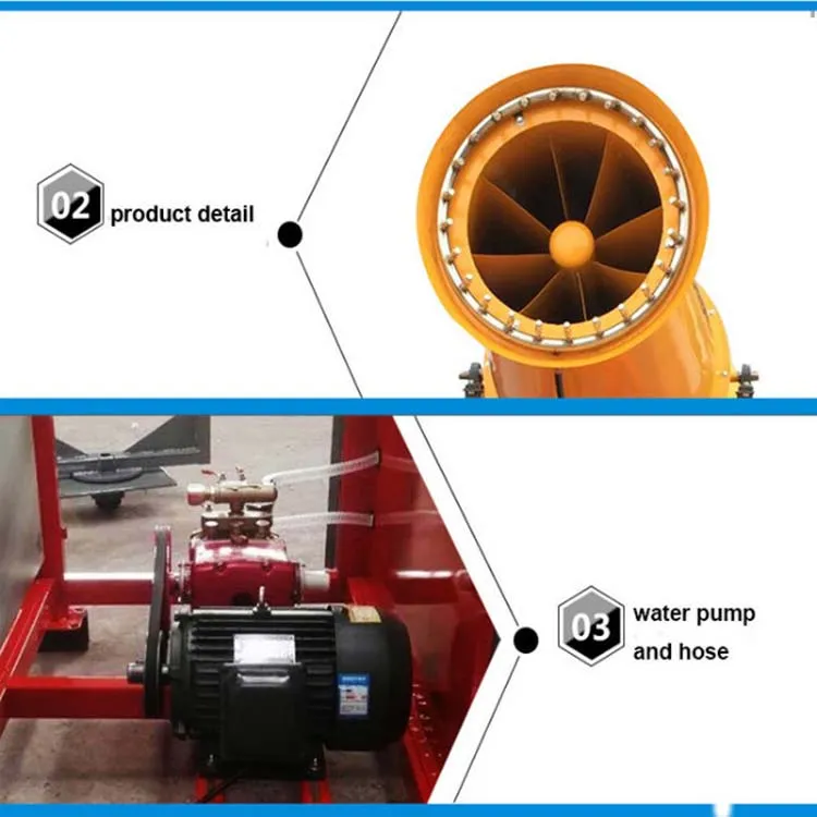 Yugong Mist Fog Cannon Spraying Machine Disinfecting Fogger Machine Disinfection Cannon Fogging Misting Machine Sprayer