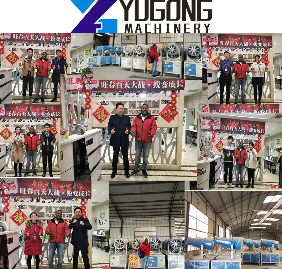 Yugong Mist Fog Cannon Spraying Machine Disinfecting Fogger Machine Disinfection Cannon Fogging Misting Machine Sprayer